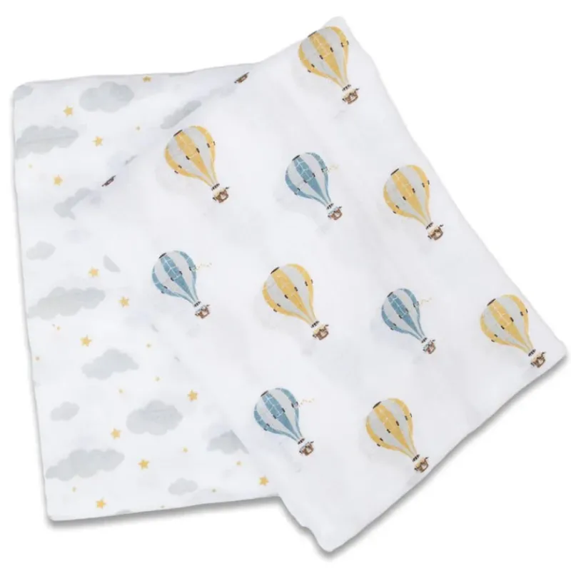 Lulujo Cotton Swaddles - 2 Pack