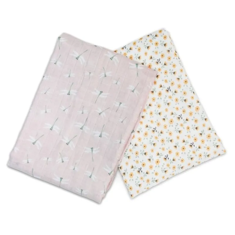 Lulujo Cotton Swaddles - 2 Pack