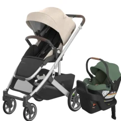 UPPAbaby Cruz V3 Stroller + Aria Infant Car Seat Travel System