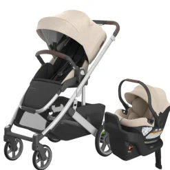 UPPAbaby Cruz V3 Stroller + Aria Infant Car Seat Travel System