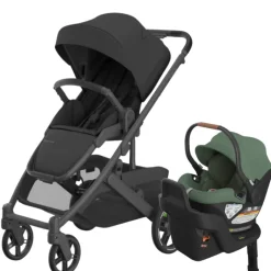 UPPAbaby Cruz V3 Stroller + Aria Infant Car Seat Travel System