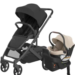 UPPAbaby Cruz V3 Stroller + Aria Infant Car Seat Travel System