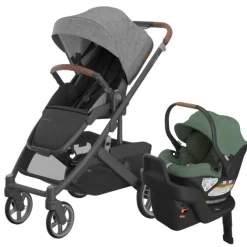 UPPAbaby Cruz V3 Stroller + Aria Infant Car Seat Travel System