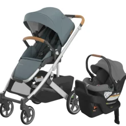 UPPAbaby Cruz V3 Stroller + Aria Infant Car Seat Travel System