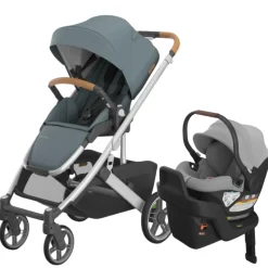 UPPAbaby Cruz V3 Stroller + Aria Infant Car Seat Travel System