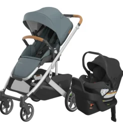 UPPAbaby Cruz V3 Stroller + Aria Infant Car Seat Travel System