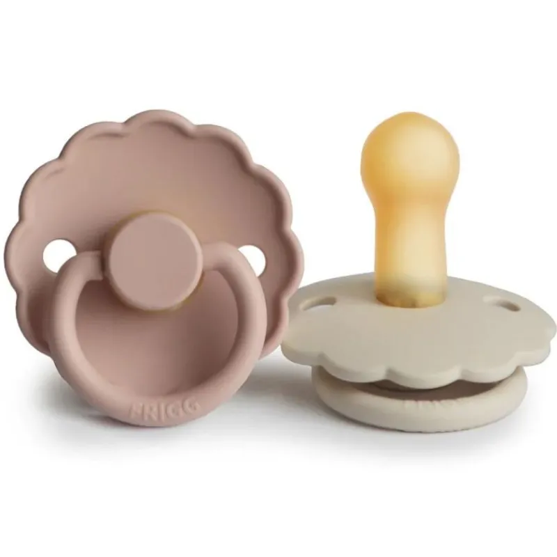 Frigg Daisy Natural Rubber Pacifier - 2 Pack