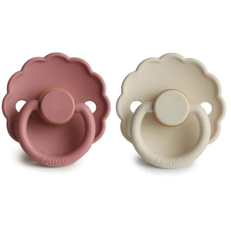 Frigg Daisy Natural Rubber Pacifier - 2 Pack