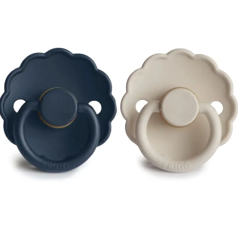 Frigg Daisy Natural Rubber Pacifier - 2 Pack