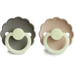 Frigg Daisy Silicone Pacifiers - 2 Pack