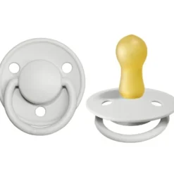 BIBS De Lux Natural Rubber Latex Pacifier - 2 Pack