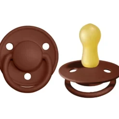 BIBS De Lux Natural Rubber Latex Pacifier - 2 Pack