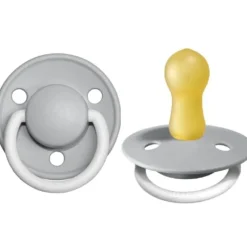 BIBS De Lux Natural Rubber Latex Pacifier - 2 Pack