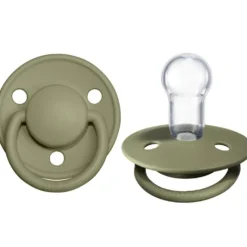 BIBS De Lux Silicone Natural Pacifier - 2 Pack