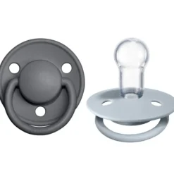BIBS De Lux Silicone Natural Pacifier - 2 Pack