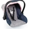 Bayer Design Deluxe Doll's Car Seat With Canopy - Grey