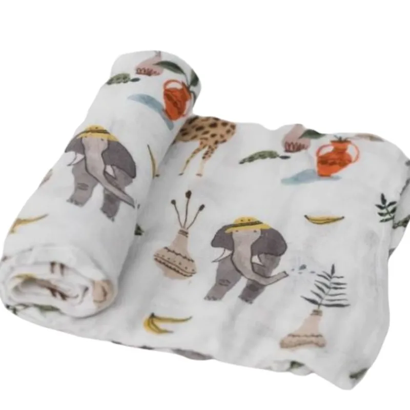 Little Unicorn Deluxe Muslin Swaddles - Single