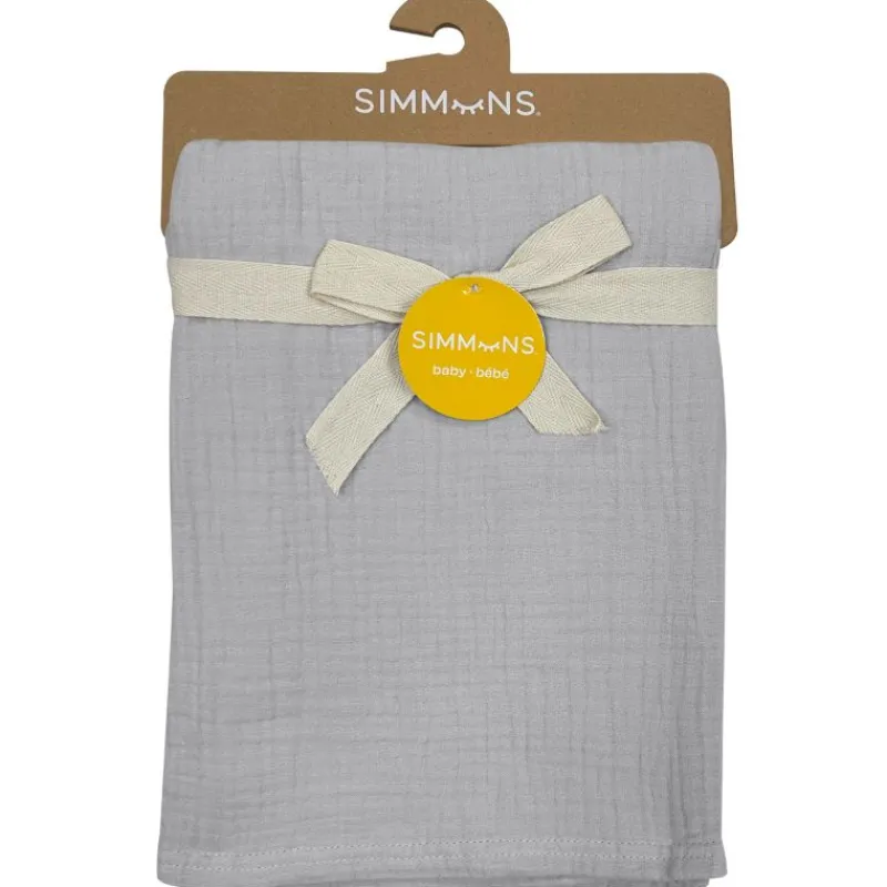 Simmons Deluxe 4-Ply Muslin Blanket