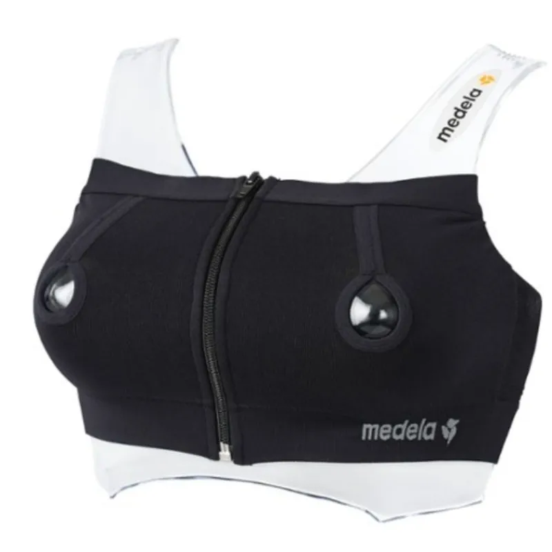 Medela Easy Expression Bustier Bra - Black