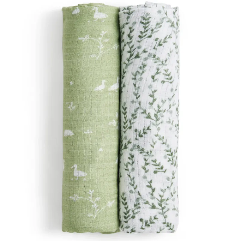 Aden & Anais Essentials Silky Soft Muslin Swaddle - 2 Pack