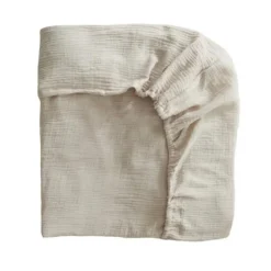 Mushie Extra Soft Muslin Crib Sheet