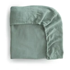 Mushie Extra Soft Muslin Crib Sheet