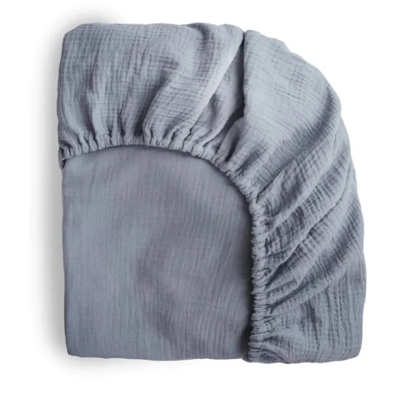 Mushie Extra Soft Muslin Crib Sheet