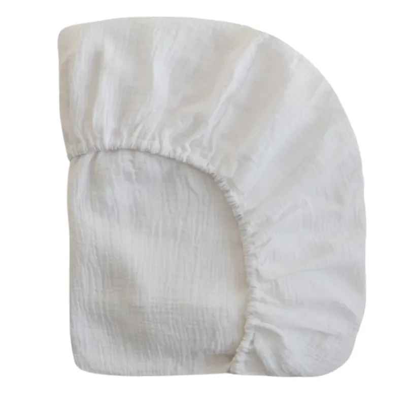 Mushie Extra Soft Muslin Crib Sheet