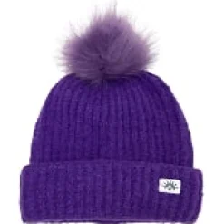 CaliKids Faux Fur Pom Hat