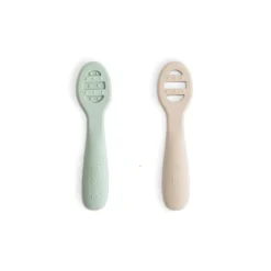 Mushie First Feeding Baby Spoons - 2 Pack