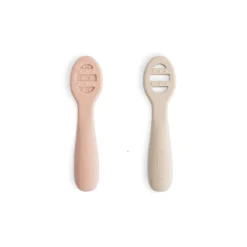 Mushie First Feeding Baby Spoons - 2 Pack
