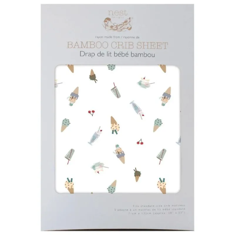 Nest Designs Fitted Bamboo Crib Sheet