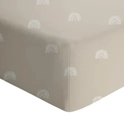 Living Textiles Fitted Cotton Crib Sheet