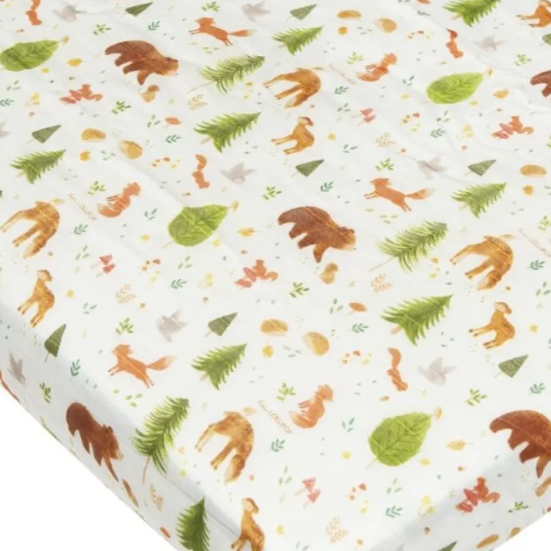 LouLou Lollipop Fitted Muslin Crib Sheets