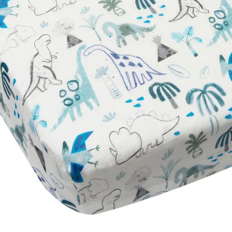 LouLou Lollipop Fitted Muslin Crib Sheets