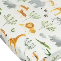 LouLou Lollipop Fitted Muslin Crib Sheets