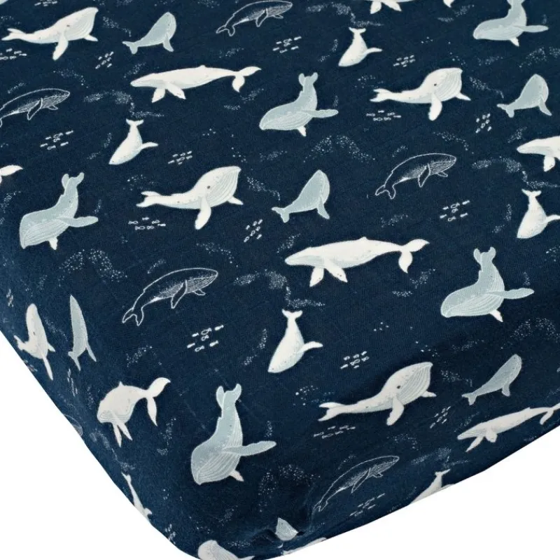 LouLou Lollipop Fitted Muslin Crib Sheets