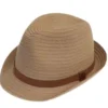 CaliKids Flexible Straw Fedora Hat