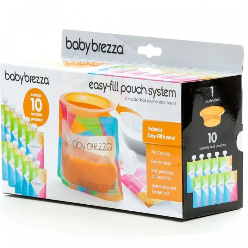 Baby Brezza Food Pouches - 10 Pack