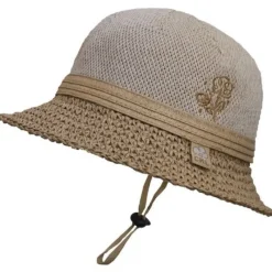 CaliKids Girls Straw Beach Hat