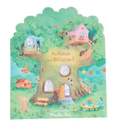 Moulin Roty Grande Famille - Colouring Book with Stickers