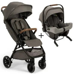 Nuna Granite TRVL LX Compact Stroller + PIPA Urbn Car Seat Travel System