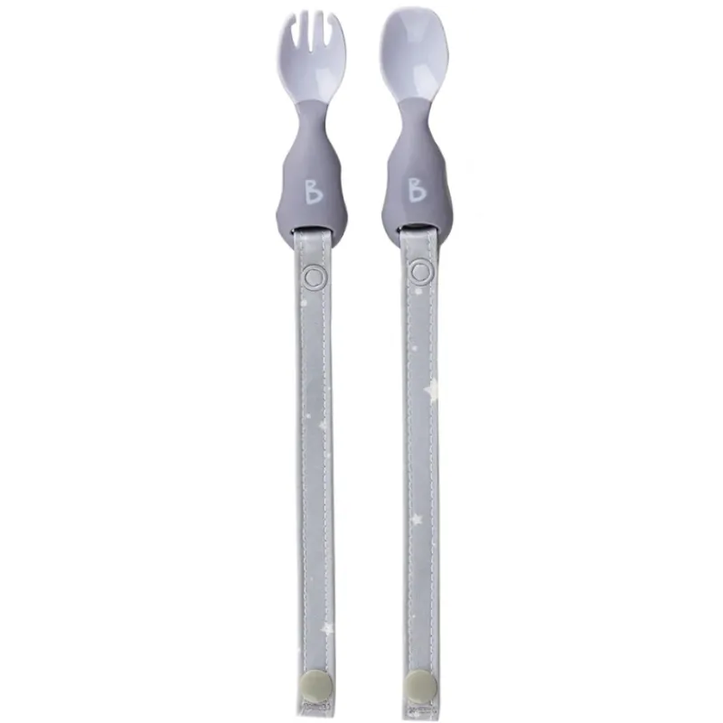Bibado Handi Attachable Baby Cutlery - 2 Pack