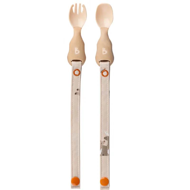 Bibado Handi Attachable Baby Cutlery - 2 Pack