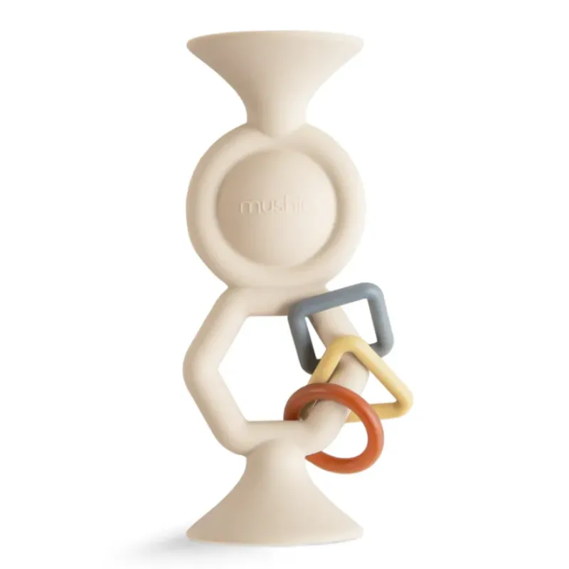 Mushie HexaPop Suction Toy