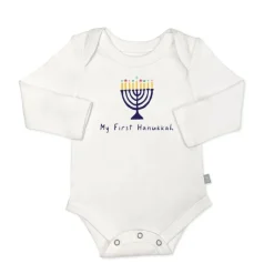 Finn and Emma Holiday Graphic Long Sleeve Bodysuit