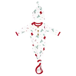 Kyte Baby Holiday Knotted Gown & Hat