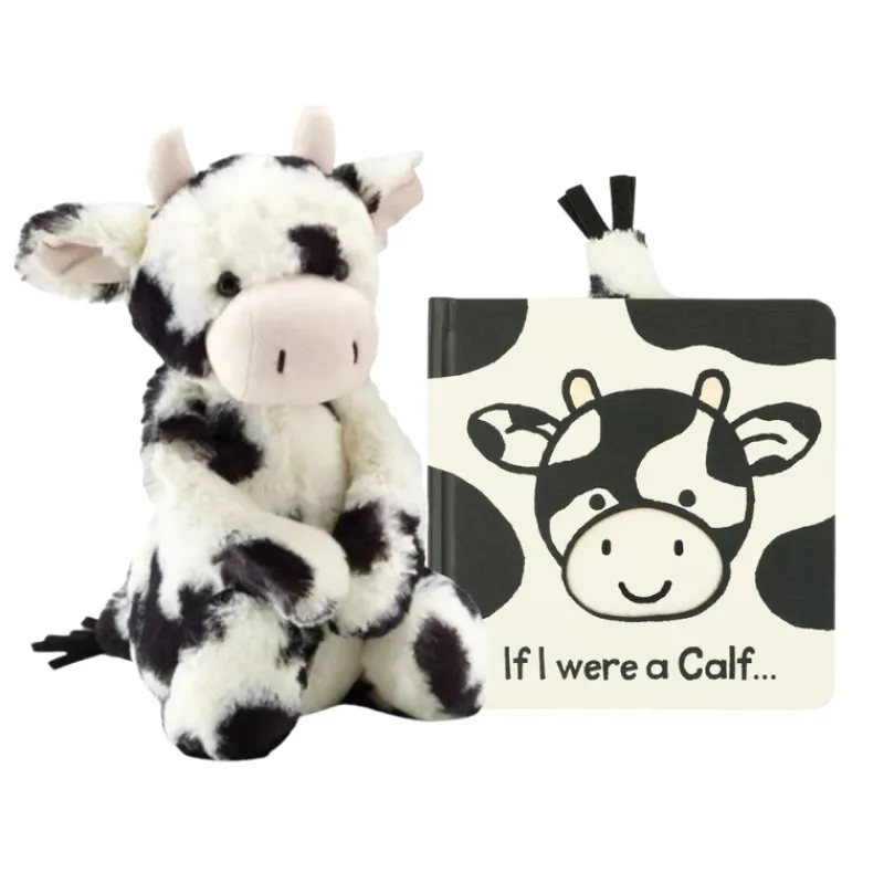 Jellycat If I Were A Calf Book + Plush Bundle