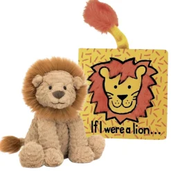 Jellycat If I Were A Lion Book + Plush Bundle