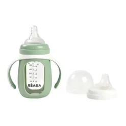 Beaba 2-in-1 Glass Training Cup